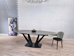 Стол обеденный раскладной овальный F525