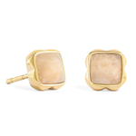 Серьги Coeur de Lion Cream jade (June) 1301/21-1424