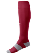 Гетры футбольные CAMP BASIC SOCKS, гранатовый/серый/белый