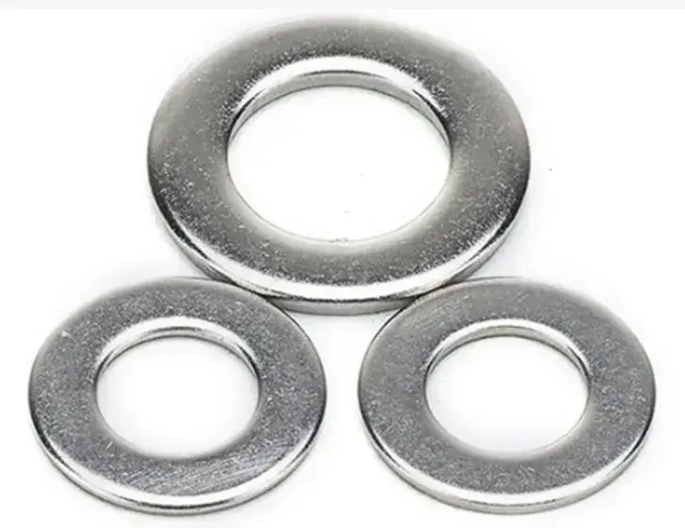 Шайба плоская нержавеющая М2- М12, 684 штуки нержавейка сталь A2 (AISI 304)