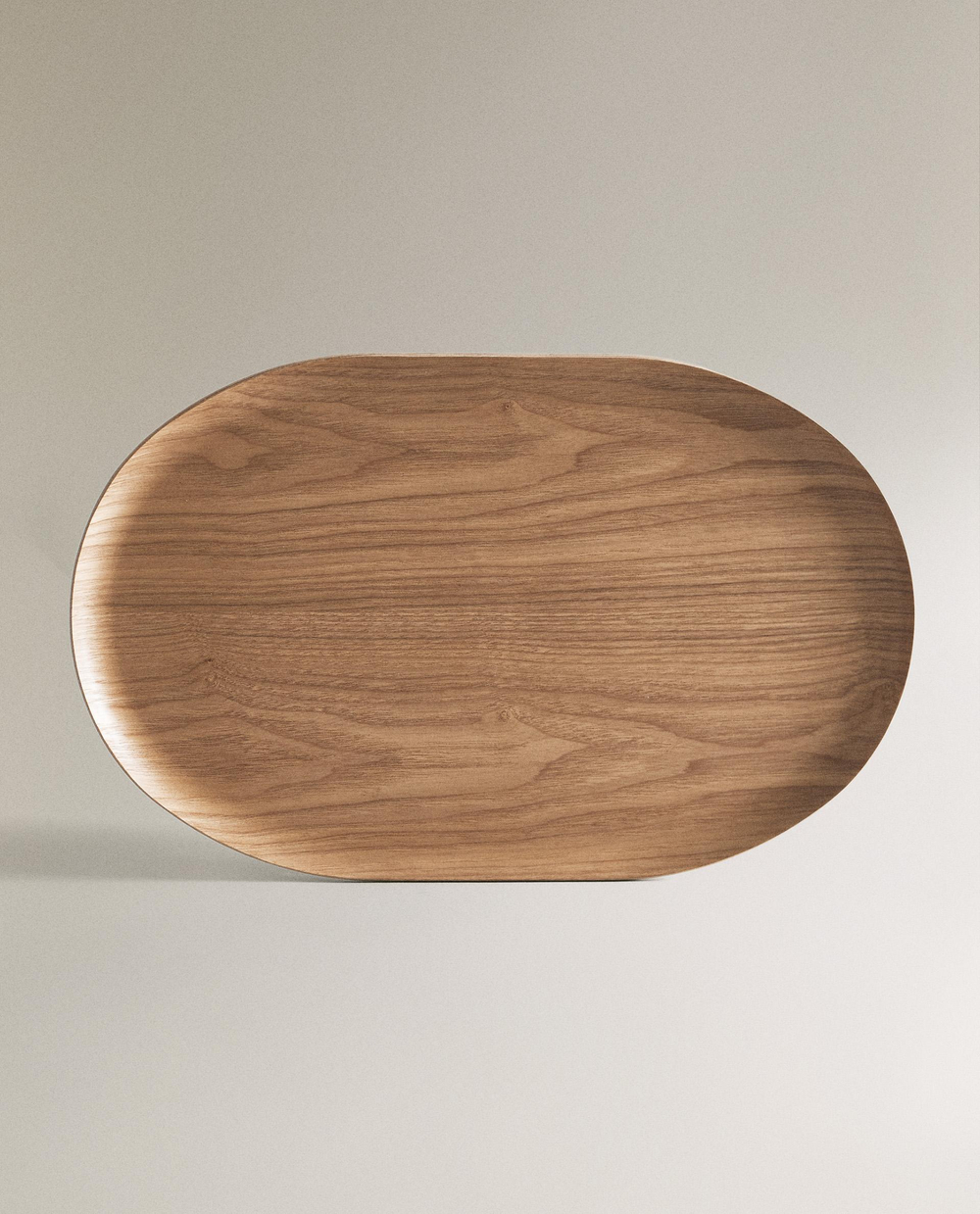 Zara Home Поднос из дерева, цвет бежевый, 40 см