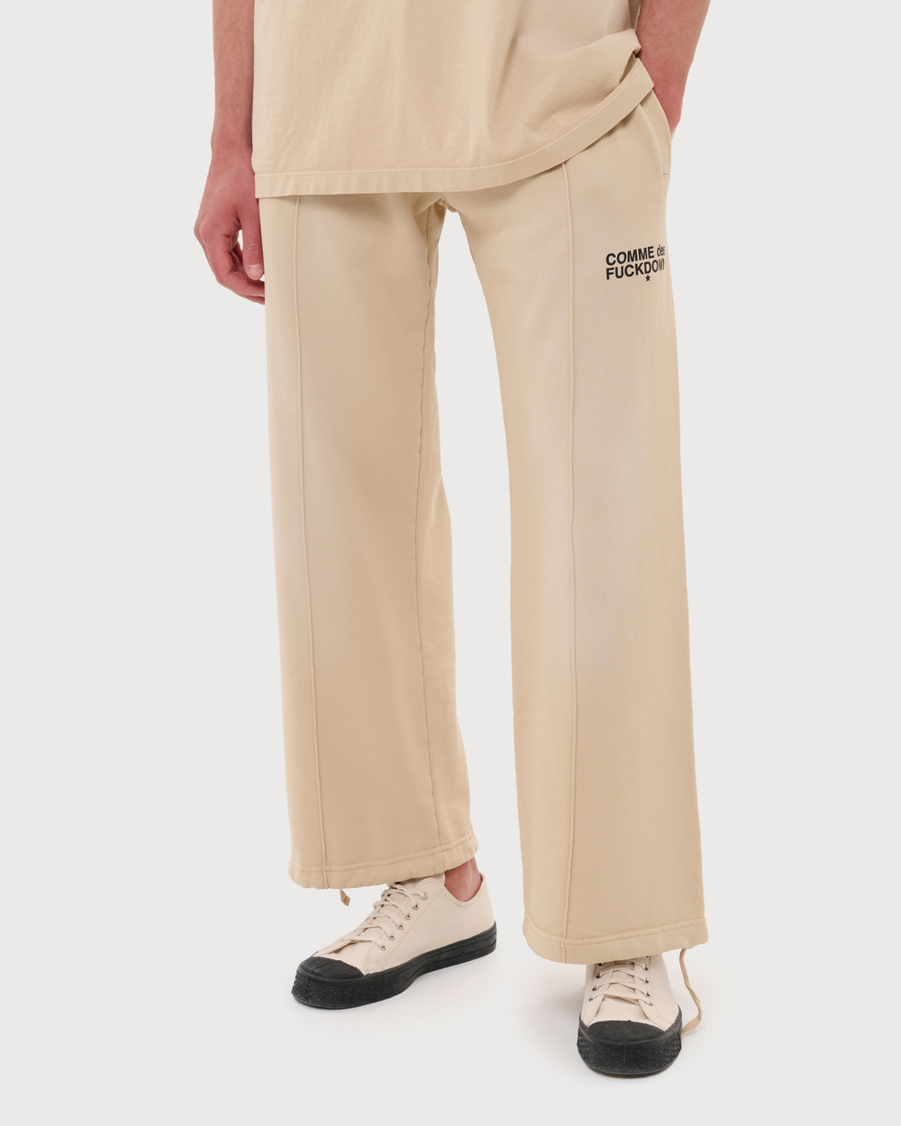 COMME DES FUCKDOWN БРЮКИ БЕЖЕВЫЕ