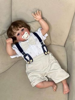 Кукла Реборн мягконабивная 60см в пакете (FA-352)