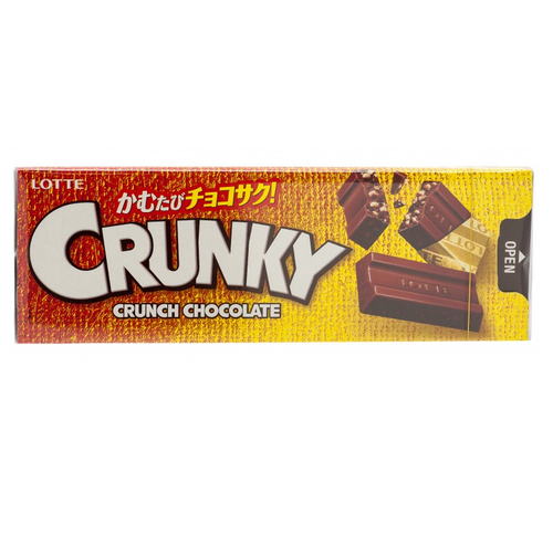 Шоколад Кранки хрустящий 10шт, Lotte, 33гр