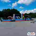 Надувная трасса «Мега-картинг» для электромобилей, 21×20×3 м