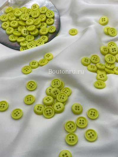 Пуговицы на прокол салатовые  (светло-зеленые)