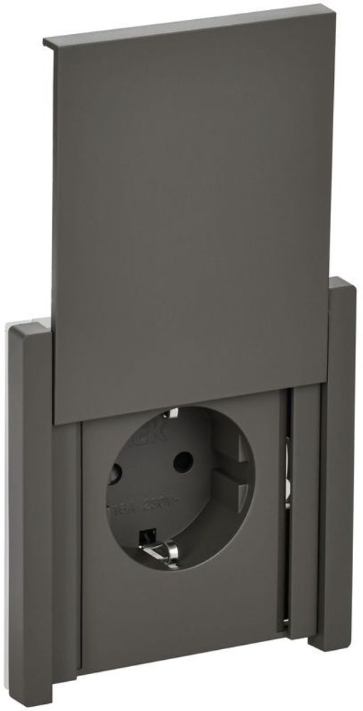 Розетка СП FORTE&PIANO 16А IP44 FP321 с заземл. защ. шторки с крышкой винт. крепл. сер. IEK FP-R16-16-44-K03 Розетка СП FORTE&PIANO 16А IP44 FP321 с заземл. защ. шторки с крышкой винт. крепл. сер. IEK FP-R16-16-44-K03