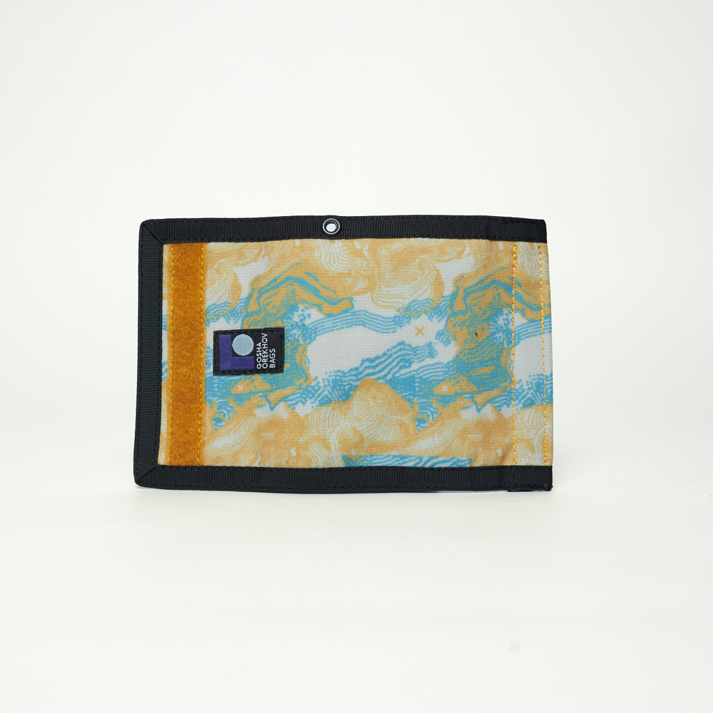 Кошелек Wallet GO x JANESONN ENGRAVE желтый/голубой