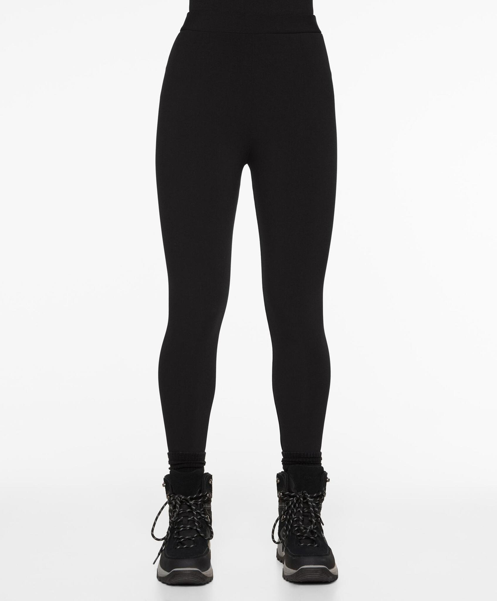 OYSHO Легинсы Super Extra Warm длиной 70см, черный