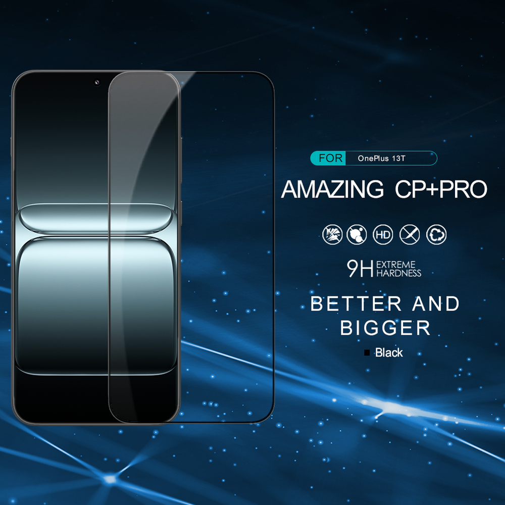 Защитное закаленное стекло от Nillkin для OnePlus 13T и 13S, серия CP+PRO Anti-Explosion Glass Screen Protector