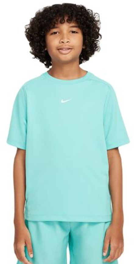 Футболка для мальчика теннисная Nike Kids Dri-Fit Multi+ Training Top - Мятный