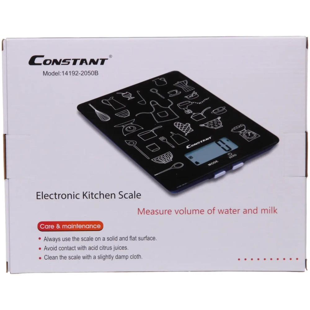 Весы кухонные электронные «Constant» до 5 кг (точн.1гр) 14192-2050В