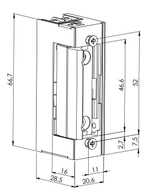 ST-SL351NO Защелка электромеханическая Smartec