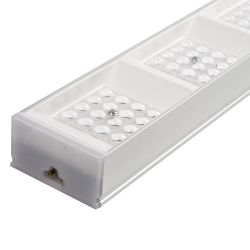 ULO-EL120B-100W-6500K-K SILVER LINKABLE Светильник светодиодный накладной. соединяемый. Дневной свет 6500K. Корпус серебристый. Угол 60 градусов. ТМ Uniel