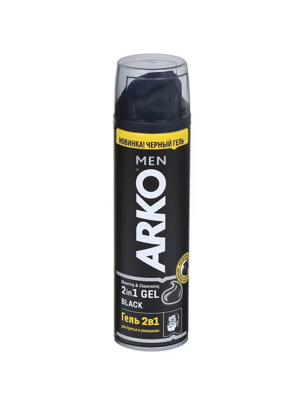 Arko Men Гель для бритья и умывания 2 в 1 Black, 200 мл