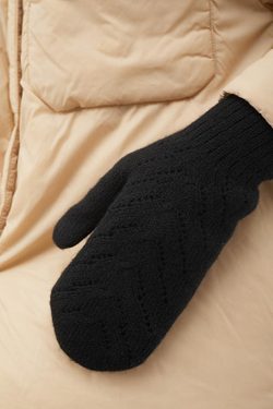 Варежки В008-07 черные