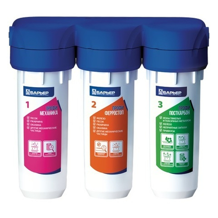 Водоочиститель бытовой "Барьер Профи Ferrum" (исп.3) арт.Н132Р00