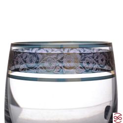 Набор стаканов для виски 290 мл Идеал Золото Kvetna (6 шт)