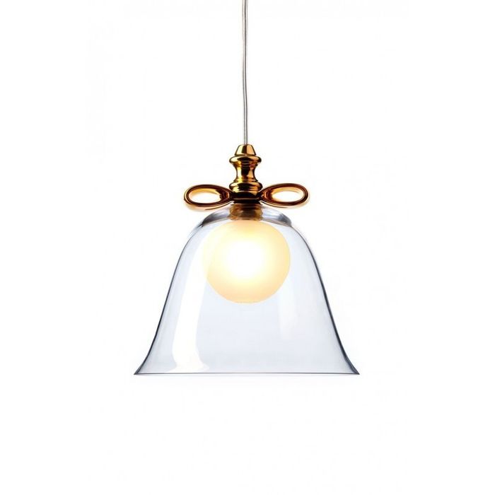 Подвесной светильник Moooi Bell Lamp S gold-transparent