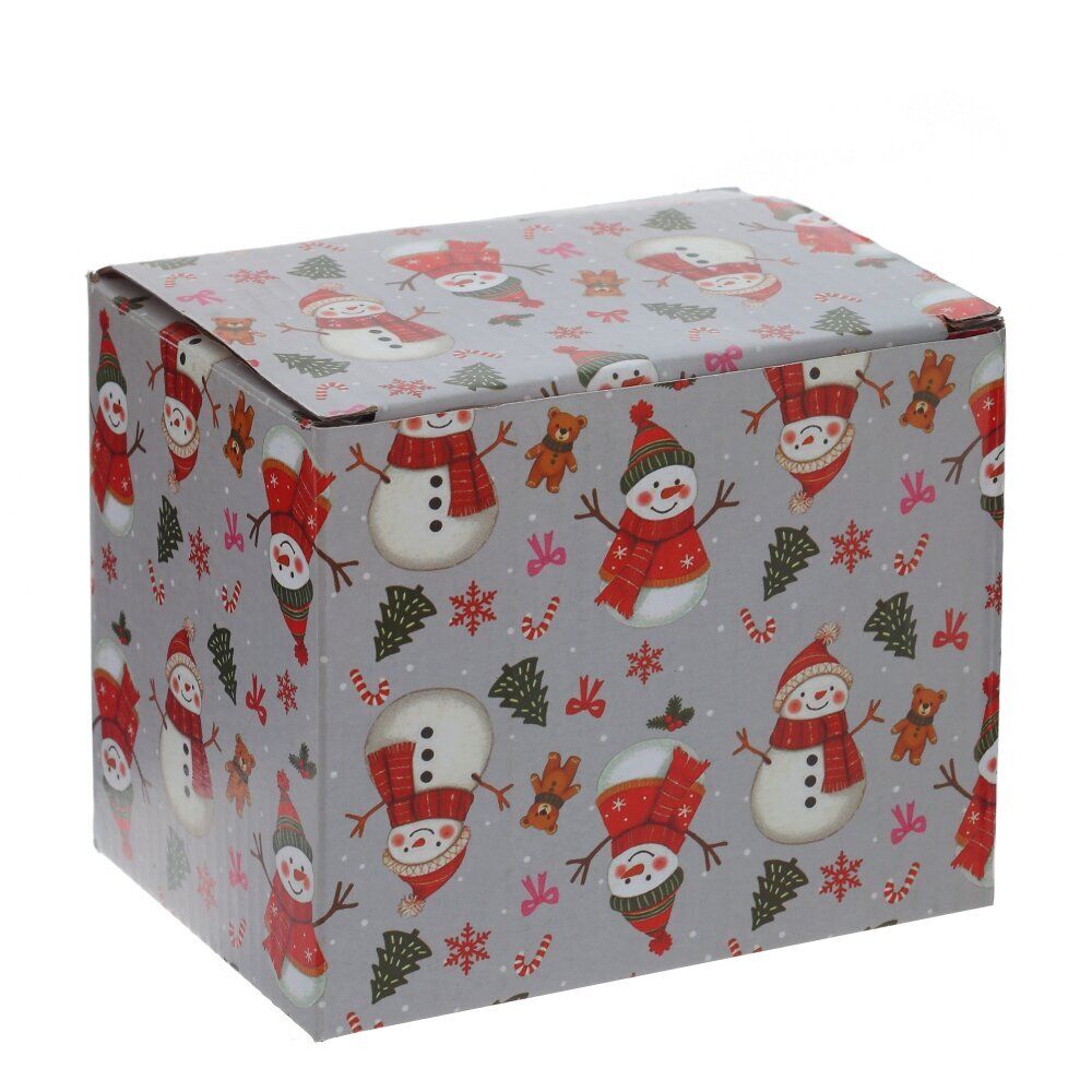 GAEM Кружка "Лесные снеговики",, 450 мл, L13 W9 H10,5 см