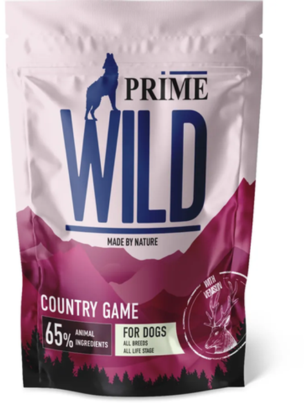 PRIME WILD 500г Grain Free Contry Game Сухой корм беззерновой для котят и кошек, Утка и оленина