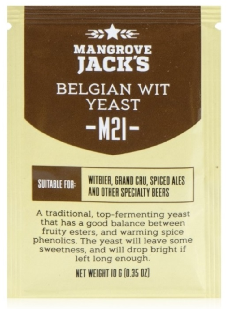 Пивные дрожжи Mangrove Jack&#39;s &quot;Belgian Wit M21&quot;, 10г