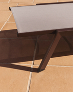 Шезлонг Capraia из бежевого алюминия