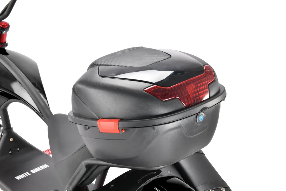 Электроскутер CityCoco White Siberia WILD WHEEL 3950W Черный