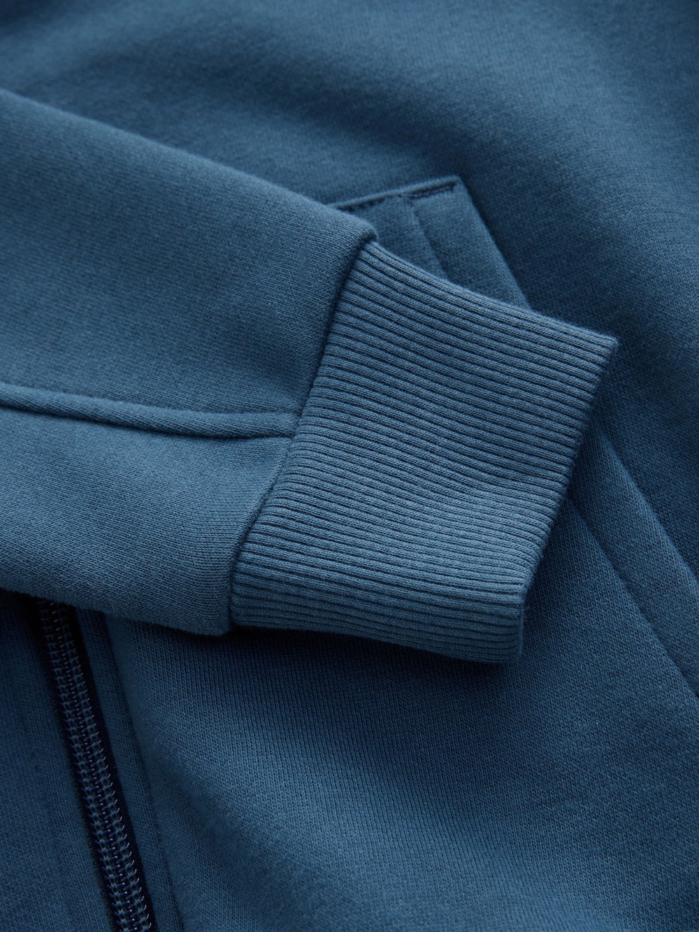 Толстовка с капюшоном на молнии для мальчика Next N37-120, Синий