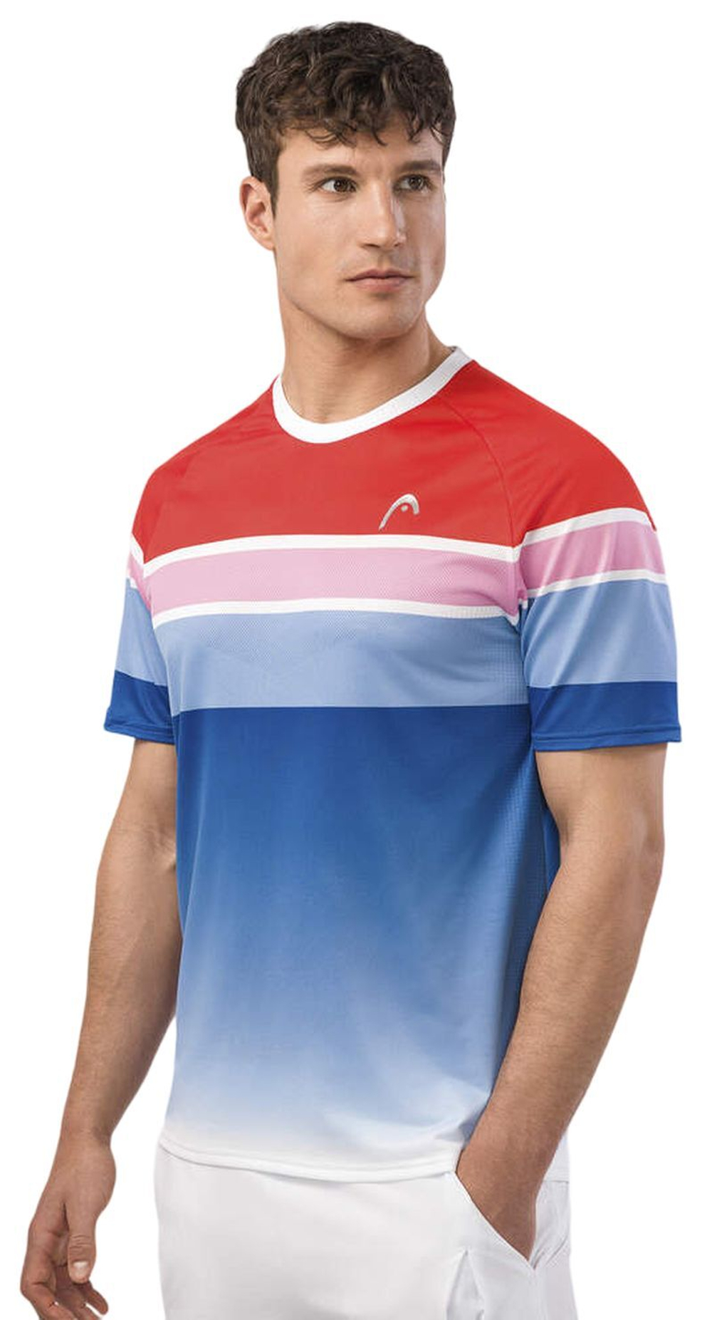 Мужская теннисная футболка Head Performance MC Paris T-Shirt - разноцветный