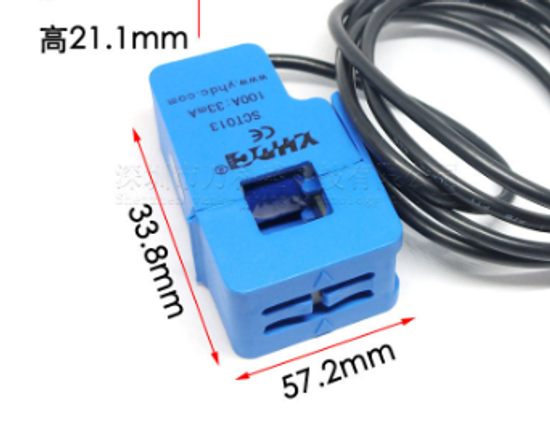 Датчик тока трансформаторный SCT-013-000 100A/50MA/1%