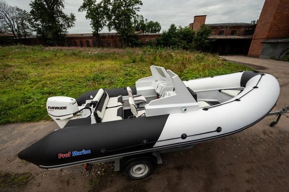 Надувная лодка ProfMarine RIB 550.2 с алюминиевым корпусом (двухконсольный)