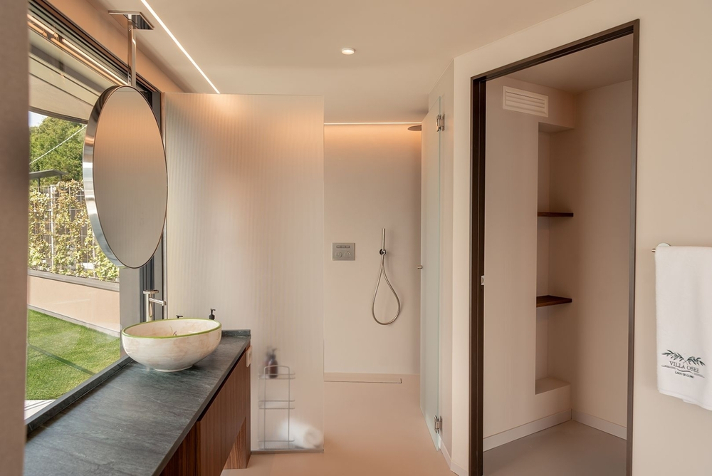 Смеситель для раковины Gessi Anello, высокий, с донным клапаном, цвет Chrome