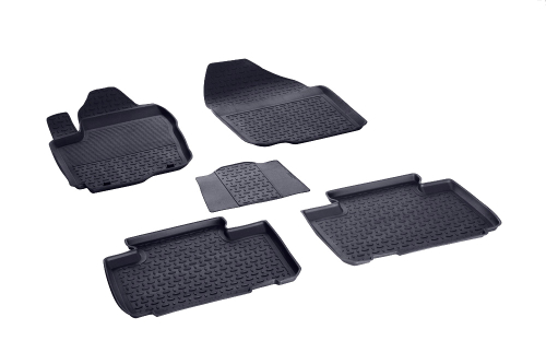 Резиновые коврики с высоким бортом для Toyota RAV4 IV 2012-2019 Seintex.84781