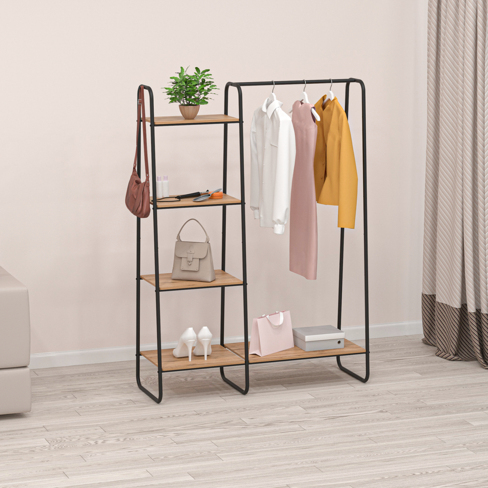 ГАРДЕРОБНАЯ СИСТЕМА СКАНДИНАВИЯ 1 ЧЕРНЫЙ