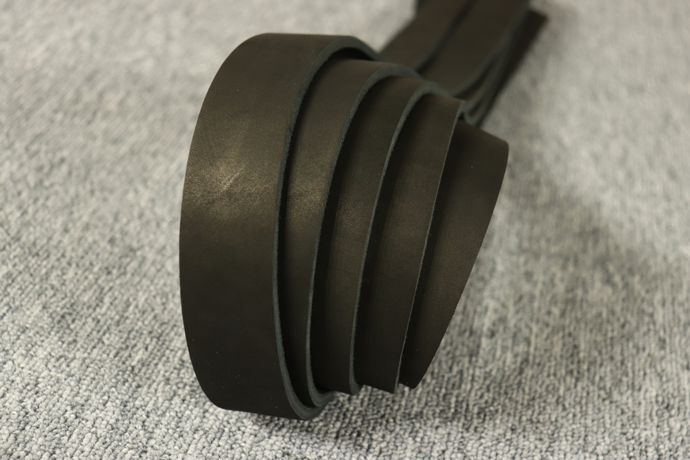 Ременная заготовка Черная ширина 35 мм (34мм)