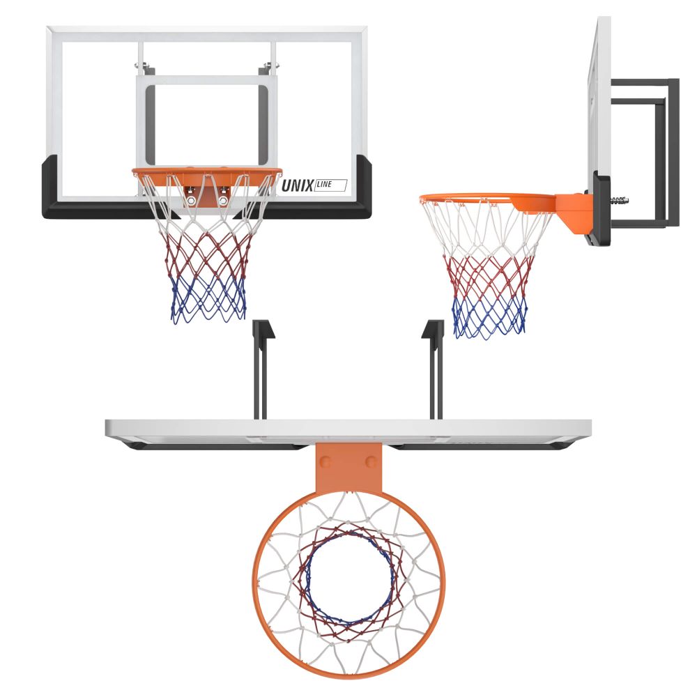 Баскетбольный щит UNIX Line B-Backboard-PC 50"x32" (140 х 80 см) R45