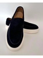 Лоферы синие