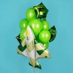 Шар (41''/104 см) Фигура, Военный самолет, Камуфляж, Сатин, 1 шт. в уп.