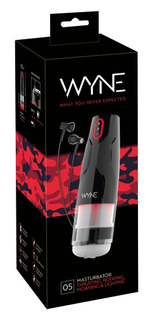 Автоматический мастурбатор с поступательными движениями WYNE 05 (Цвет: черный)
