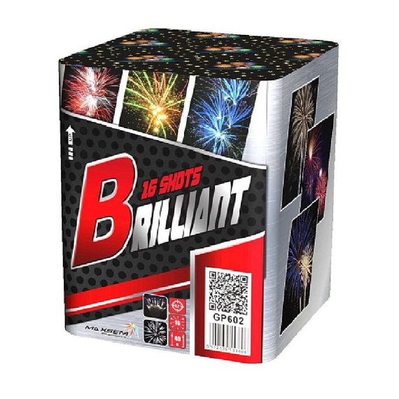 Батарея салютов BRILLIANT (16/1,2) GP602