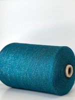 DIANALUX - E.MIROGLIO; 80% вискоза, 11% люрекс, 9% п/а; 2000м/100гр; col. V3G, цвет: бирюзовая нить, люрекс бирюзовый и золото; S715