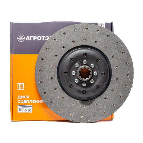 14-1601130 AE Диск сцепления ведомый, КамАЗ, УРАЛ, d=350мм АгроТэк