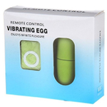 Вибро яйцо с дистанционным пультом управления Vibrating Eggs Remote Control mp3 (зеленый) (Цвет: зеленый)