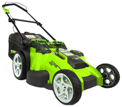 Газонокосилка аккумуляторная GREENWORKS TwinForce G40LM49DB 40В,49см,без АКБ и ЗУ (2500207)