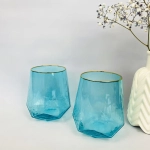 Стакан 450мл «ICE CRYSTAL» в наборе 4шт, голубой