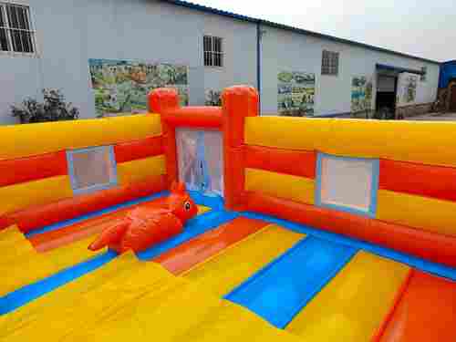 Надувной батут-горка «Супер-волна ST» 10*5*6,8 м.