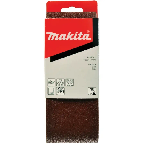 Шлифовальная лента # 100 76x457 мм Makita P-37122