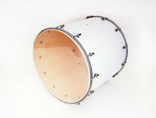 Барабан кавказский 14", 34х35,6см, белый, Мастерская Бехтеревых BK-14B