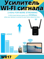 Wi-Fi усилитель сигнала/роутер PIX-LINK LV-WR17